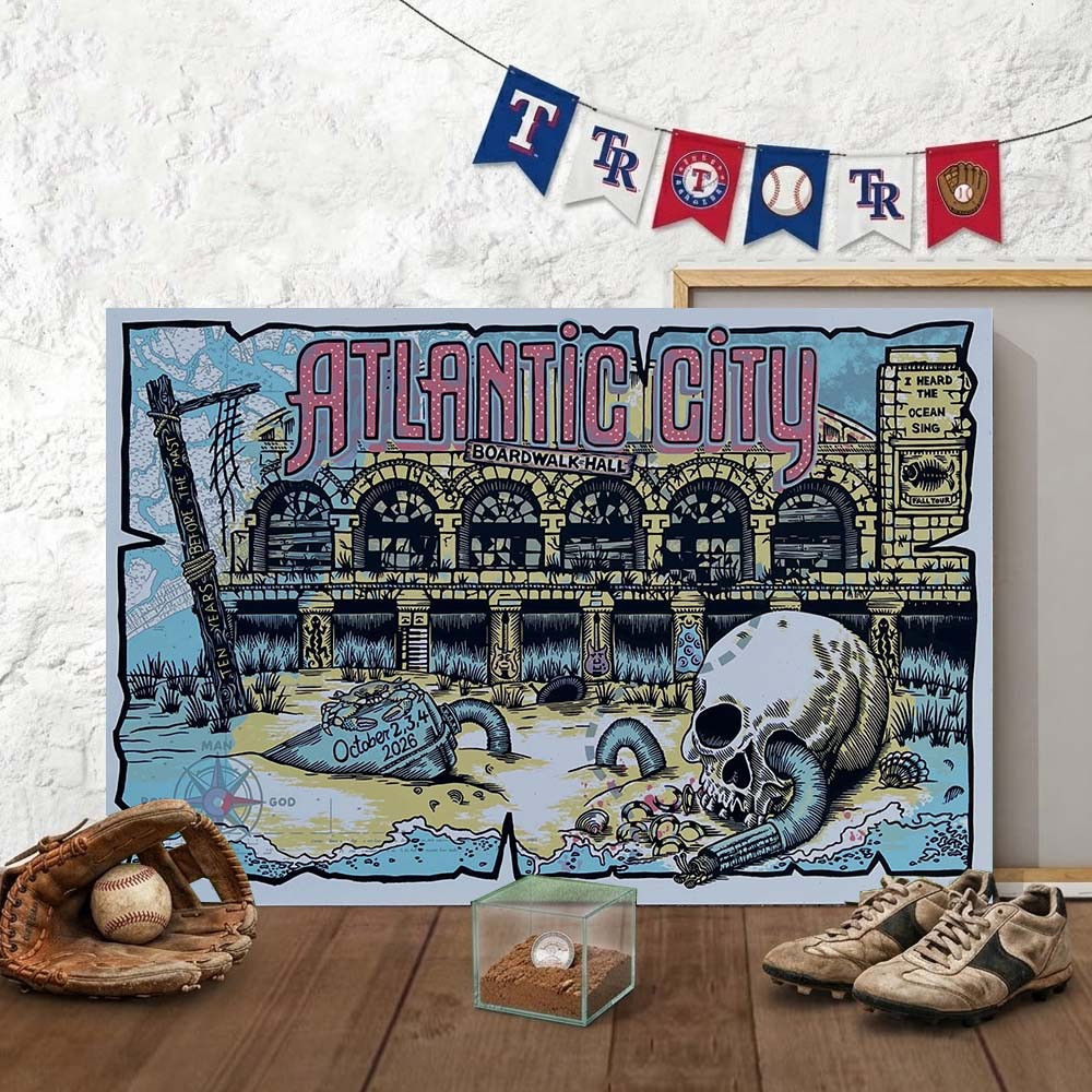 Phish Merch At Jim Whelan Boardwalk Hall In Atlantic City NJ 2026 Poster Home Decor Gift