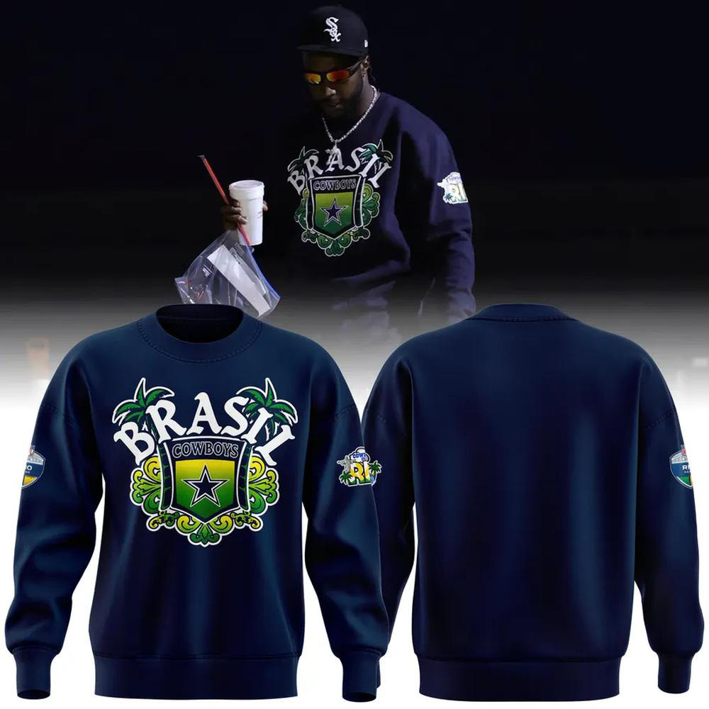 Dallas Cowboys Merch NFL Rio De Janeiro Brazil Game Sweatshirt Football Game Day Outfits 1 - Unicasport Dallas Cowboys Merch NFL Rio De Janeiro Brazil Game Sweatshirt Football Game Day Outfits
