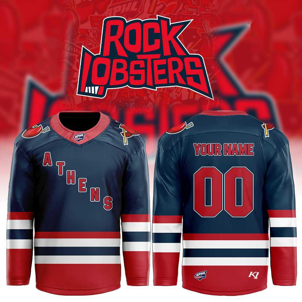 Custom Athens Rock Lobsters Merch 2026 27 Hockey Jersey Rock Lobsters Game Day Apparel 1 - Unicasport Custom Athens Rock Lobsters Merch 2026 27 Hockey Jersey Rock Lobsters Game Day Apparel