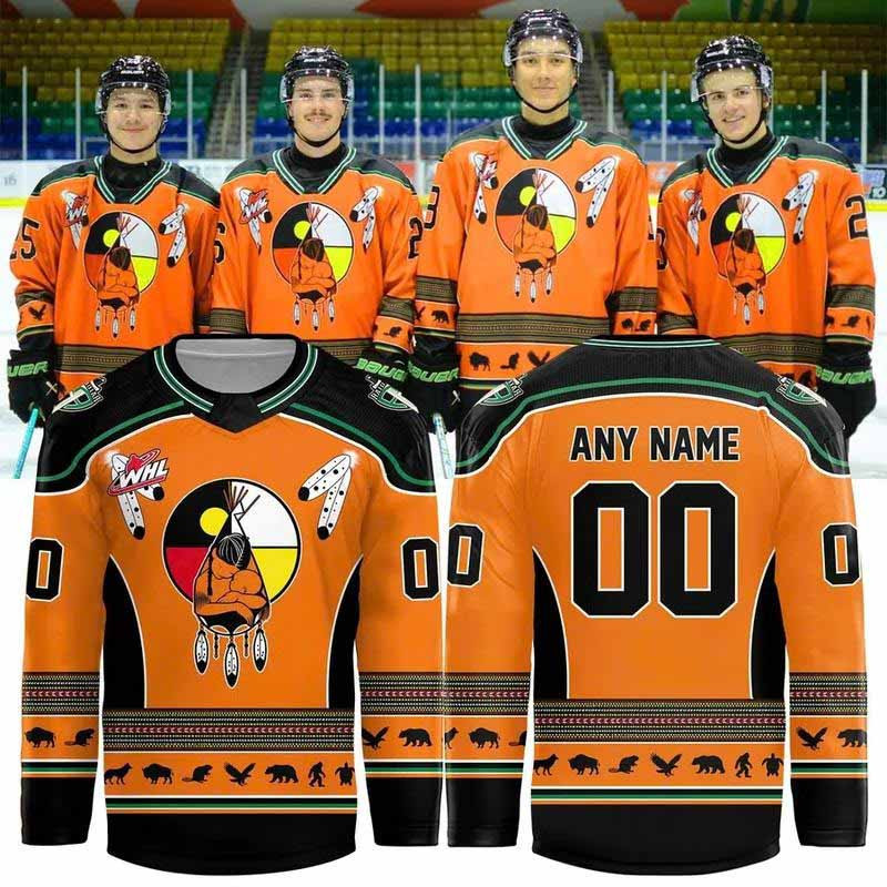 Custom Prince Albert Raiders Merch 2026 Truth And Reconciliation Hockey Jersey Shirt Hockey Fans Gear