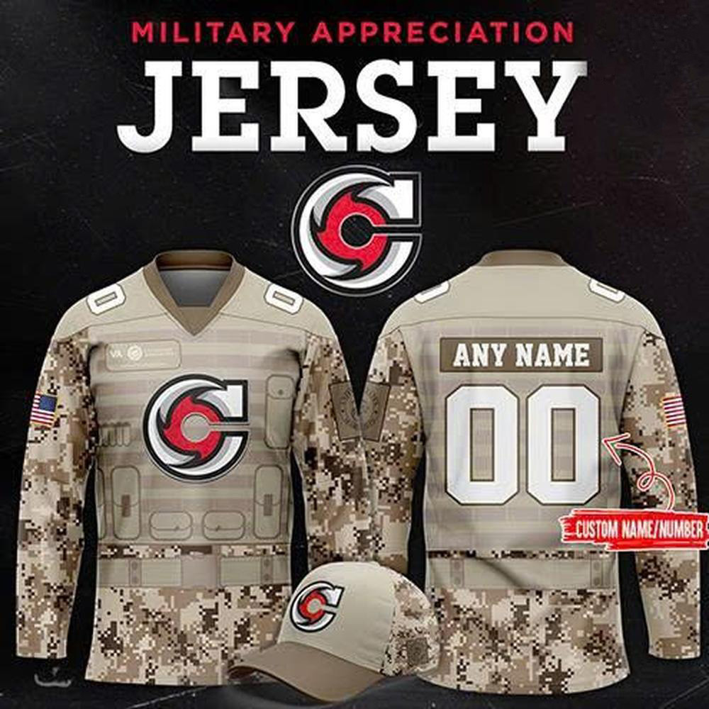 Custom Cincinnati Cyclones Merch X Military Appreciation Night Desert Camo Hockey Jersey Gifts 1 - Unicasport Custom Cincinnati Cyclones Merch X Military Appreciation Night Desert Camo Hockey Jersey Gifts