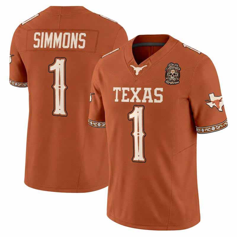 Texas Longhorns Merch x Dia De Los Muertos 2026 Football Jersey Shirt Best Football Fans Gear 1 - Unicasport Texas Longhorns Merch x Dia De Los Muertos 2026 Football Jersey Shirt Best Football Fans Gear