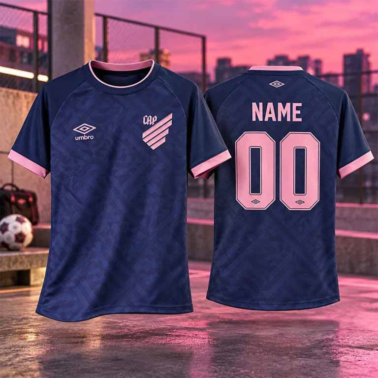 Custom Umbro Athletico Paranaense Merch 2026 Pink October Kit Jersey Shirt Gift For Fans 1 - Unicasport Custom Umbro Athletico Paranaense Merch 2026 Pink October Kit Jersey Shirt Gift For Fans
