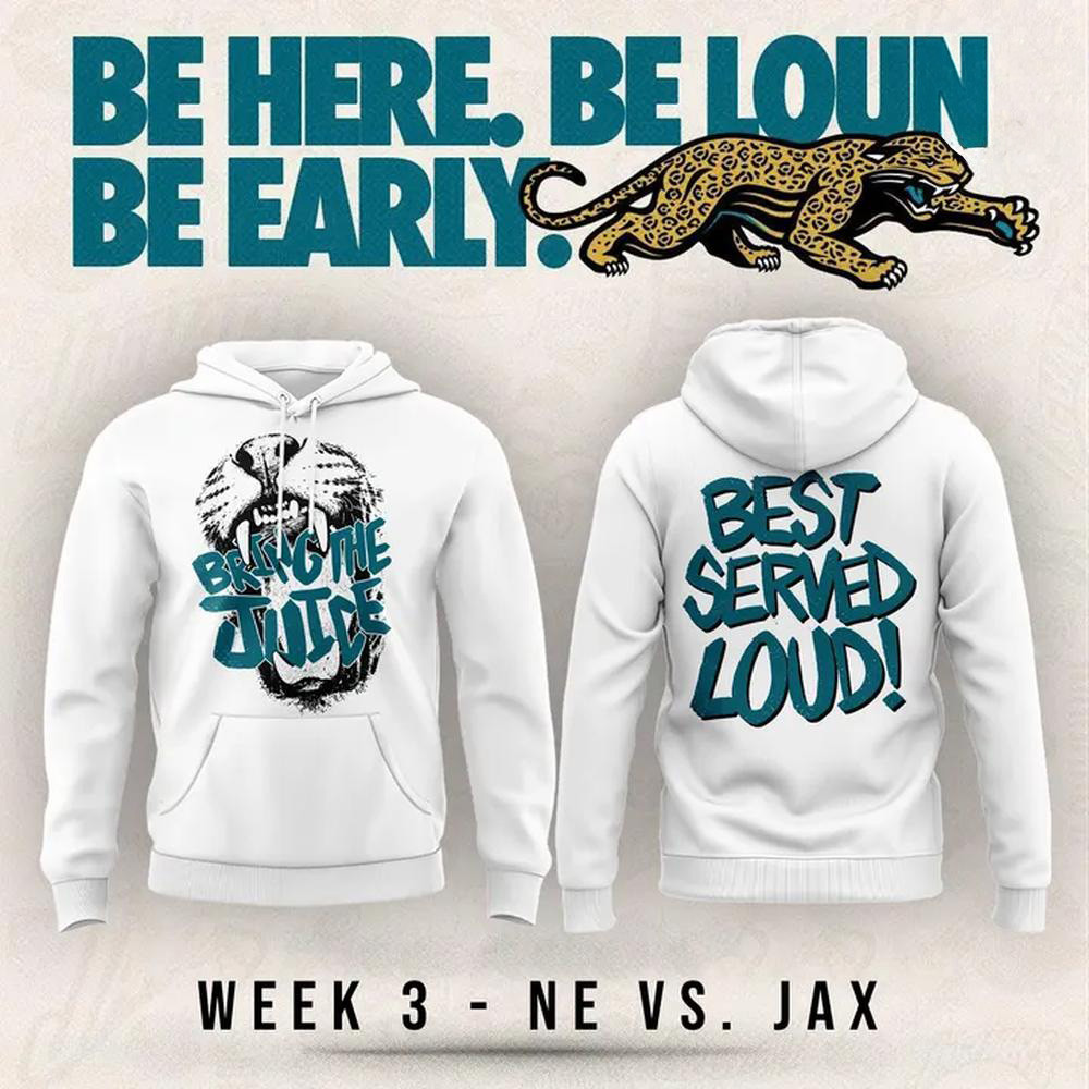Jacksonville Jaguars Merch Bring The Juice Teal Hoodie Jaguars Game Day Clothing Gifts Idea 1 - Unicasport Jacksonville Jaguars Merch Bring The Juice Teal Hoodie Jaguars Game Day Clothing Gifts Idea