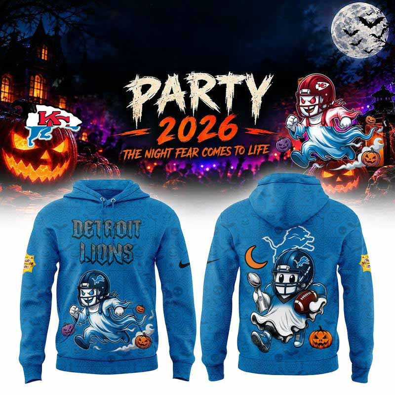 Detroit Lions Merch x Halloween Night 2026 Hoodie Gift For Lions Lover 1 - Unicasport Detroit Lions Merch x Halloween Night 2026 Hoodie Gift For Lions Lover