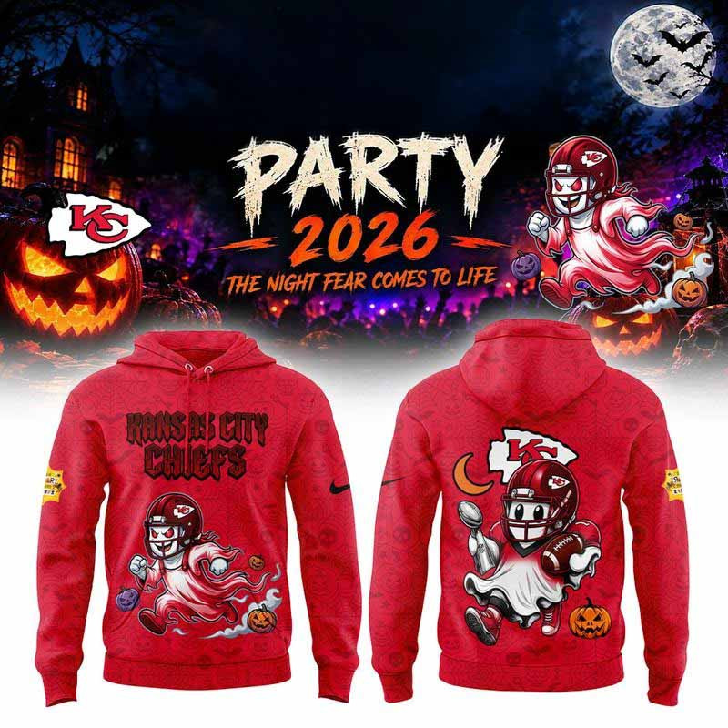 Kansas City Chiefs Merch x Halloween Night 2026 Hoodie Gift For Chiefs Lover 1 - Unicasport Kansas City Chiefs Merch x Halloween Night 2026 Hoodie Gift For Chiefs Lover