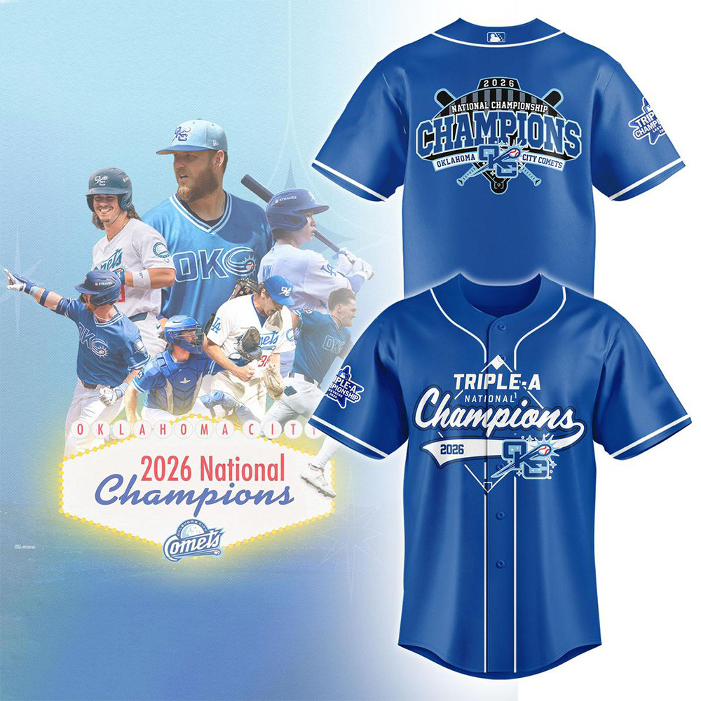 Oklahoma City Comets Merch Triple A Champions Royal Blue Baseball Jersey Gift For Baseball Lover 1 - Unicasport Oklahoma City Comets Merch Triple A Champions Royal Blue Baseball Jersey Gift For Baseball Lover