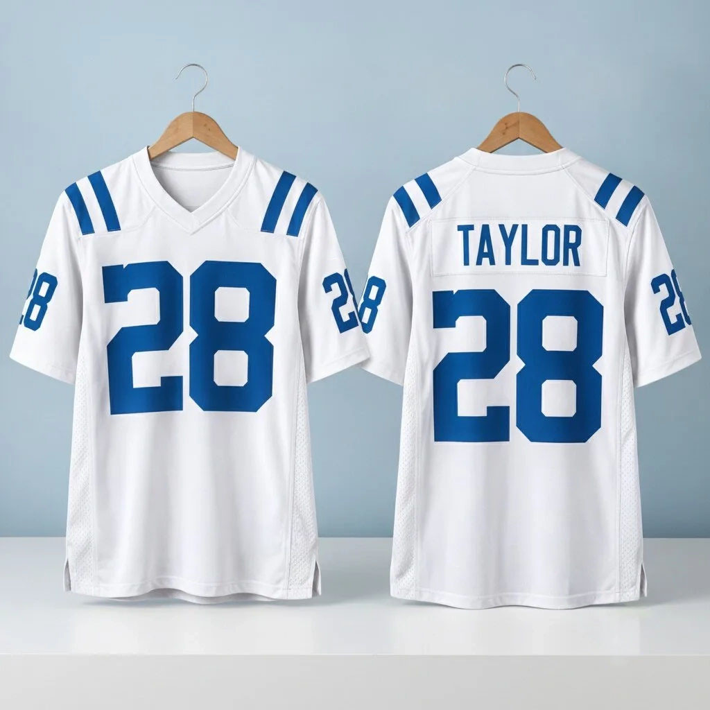 2026 Jonathan Taylor #28 White Jersey Shirt Indianapolis Colts Merch Football Fan Gifts 1 - Unicasport 2026 Jonathan Taylor #28 White Jersey Shirt Indianapolis Colts Merch Football Fan Gifts