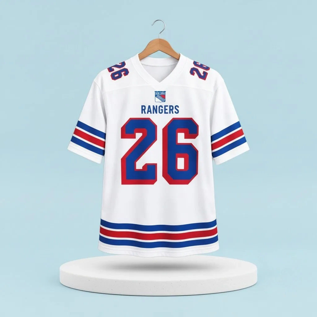 NY Rangers Football Jersey 2026 New York Rangers Merch Best Gifts For Hockey Fans 1 - Unicasport NY Rangers Football Jersey 2026 New York Rangers Merch Best Gifts For Hockey Fans