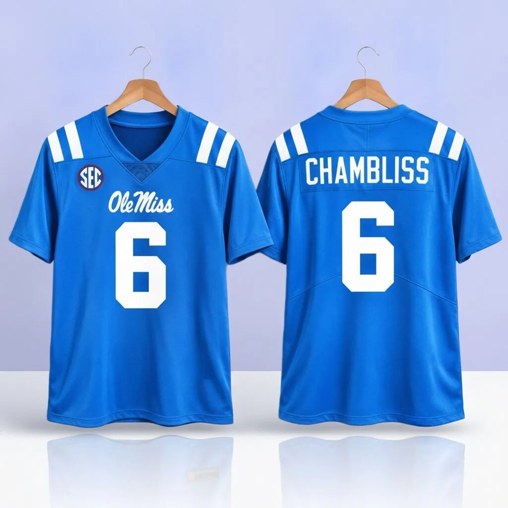 2026 Trinidad Chambliss Jersey Shirt Ole Miss Rebels Merch Present For Football Lovers 1 - Unicasport 2026 Trinidad Chambliss Jersey Shirt Ole Miss Rebels Merch Present For Football Lovers