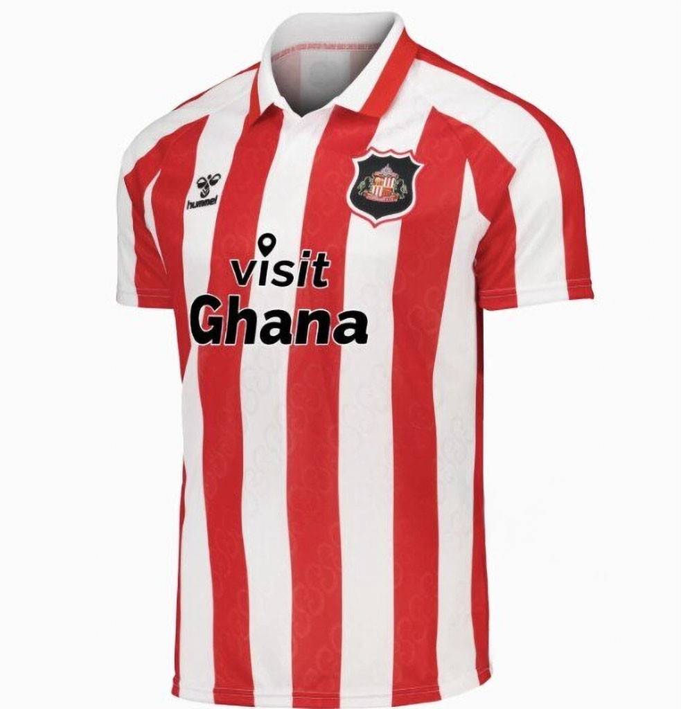 Sunderland Visit Ghana Polo Jersey 2026 Football Club Shirt Gifts For Sunderland Fans 1 - Unicasport Sunderland Visit Ghana Polo Jersey 2026 Football Club Shirt Gifts For Sunderland Fans