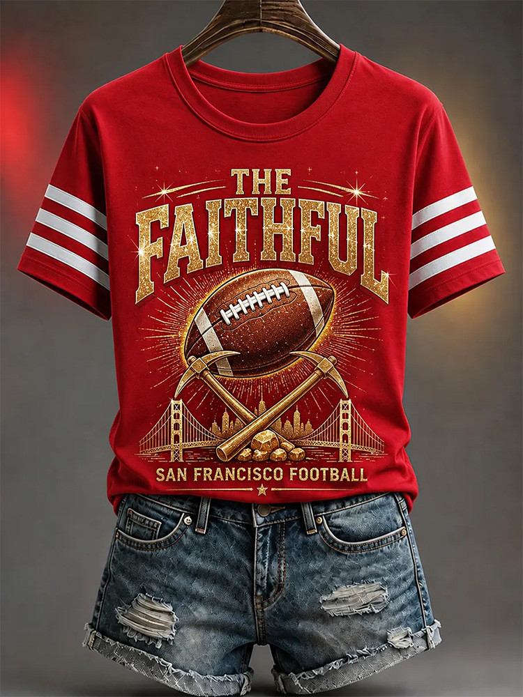 San Francisco 49ers Merch The Faithful San Francisco Football Sweatshirt NFL Outfit Gifts Idea 1 - Unicasport San Francisco 49ers Merch The Faithful San Francisco Football Sweatshirt NFL Outfit Gifts Idea