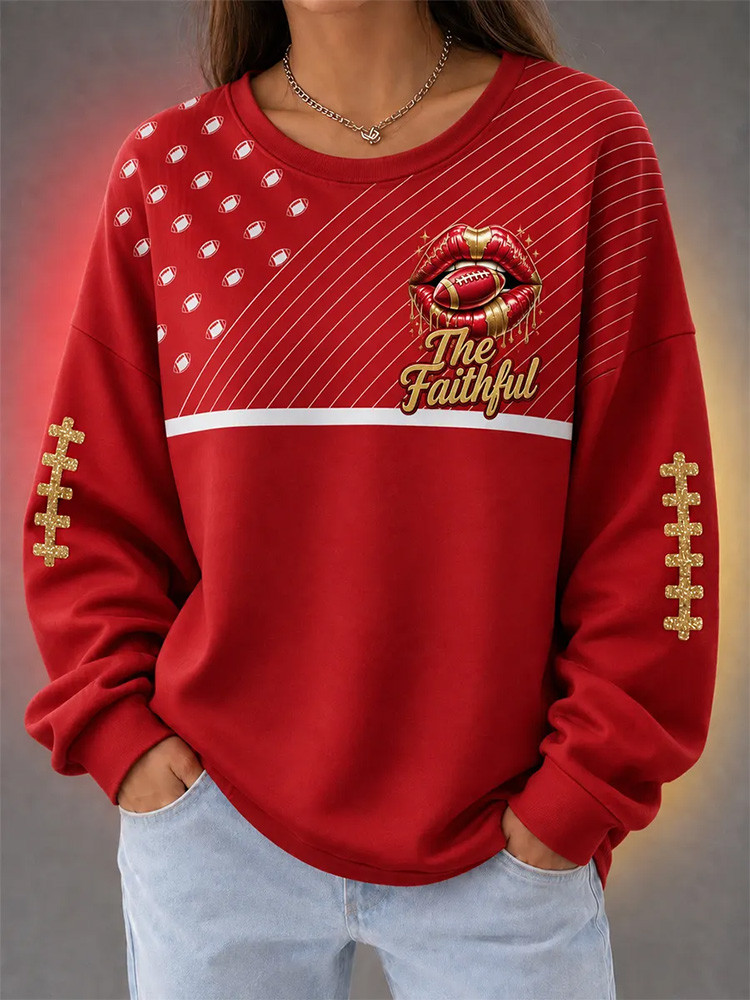 San Francisco 49ers Merch The Faithful Sweatshirt Game Day Outfit Gift For Francisco Fans 1 - Unicasport San Francisco 49ers Merch The Faithful Sweatshirt Game Day Outfit Gift For Francisco Fans