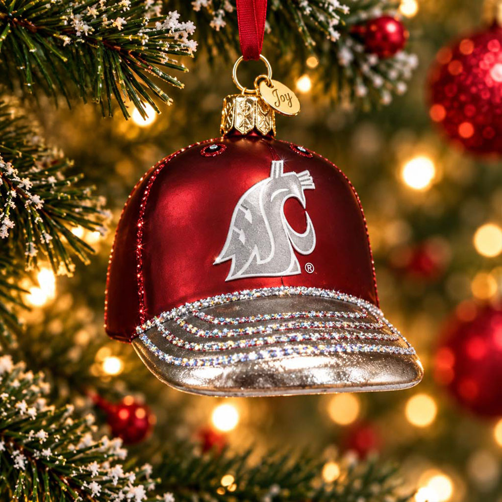 Washington State Cougars Hat Christmas Ornament Holiday Tree Decor Gifts For Cougars Fans