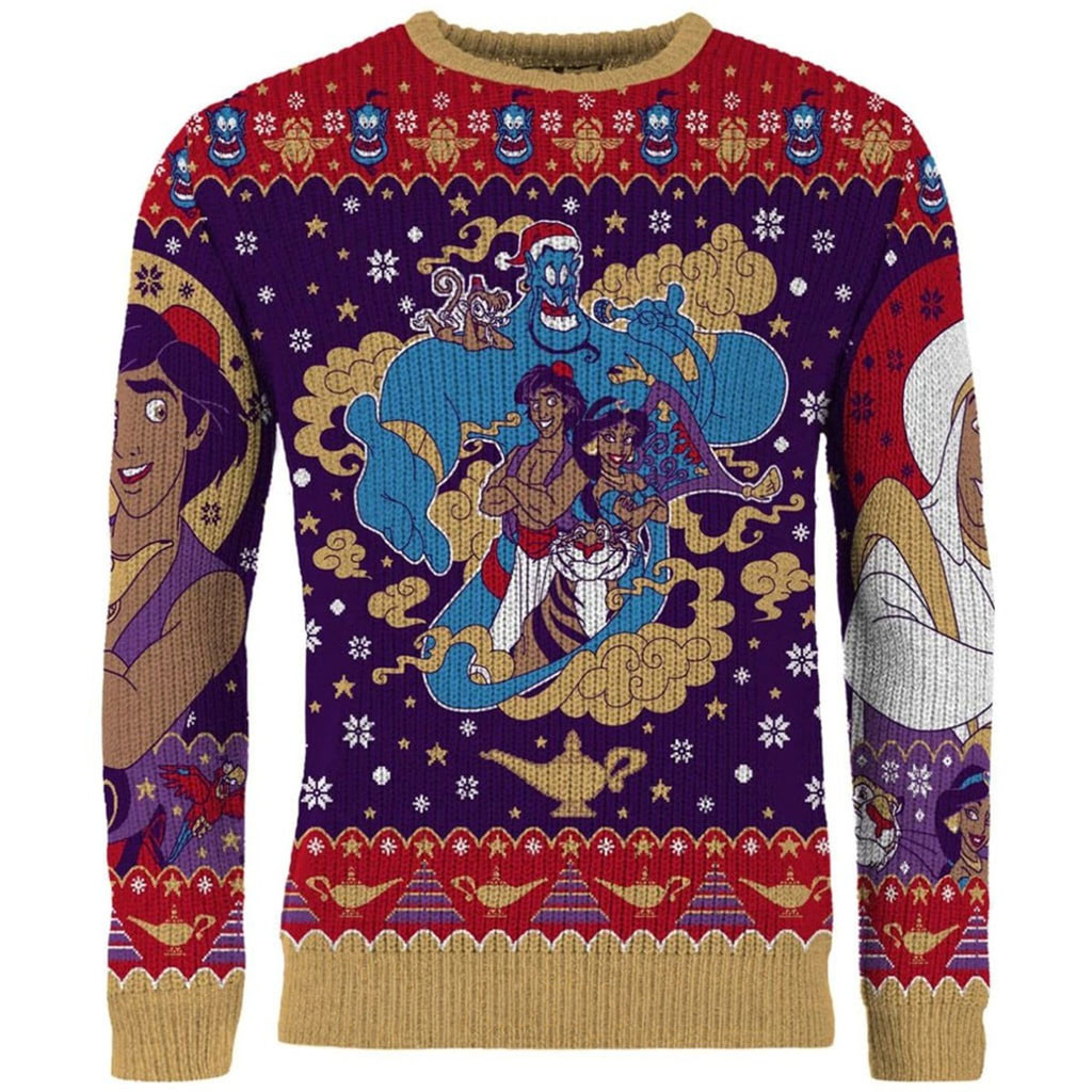 Aladdin Christmas 2026 Wishes Ugly Christmas Sweater Aladdin Merch Xmas Gifts For Fans 1 - Unicasport Aladdin Christmas 2026 Wishes Ugly Christmas Sweater Aladdin Merch Xmas Gifts For Fans
