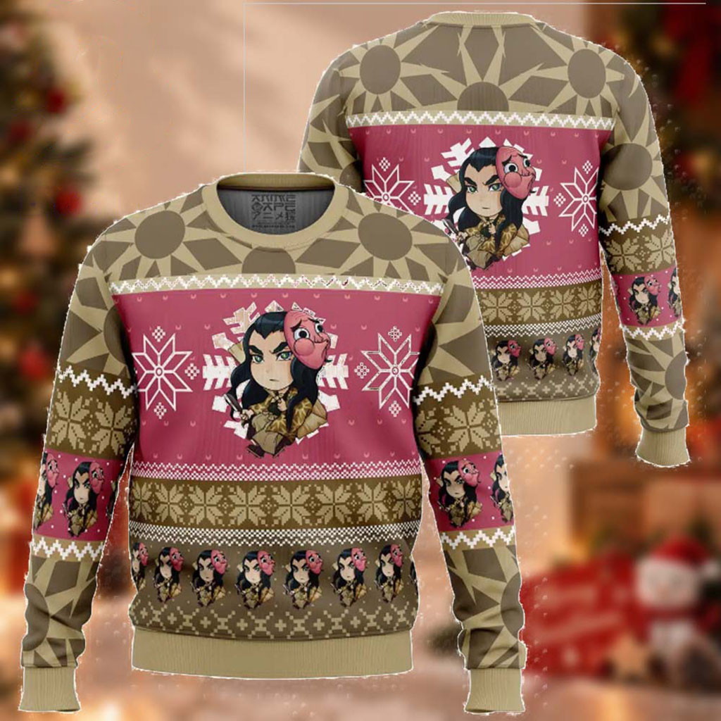 Demon Slayer Haganezuka Hotaru Chibi Christmas Ugly Sweater Xmas Clothes Gifts For Anime Lovers 1 - Unicasport Demon Slayer Haganezuka Hotaru Chibi Christmas Ugly Sweater Xmas Clothes Gifts For Anime Lovers