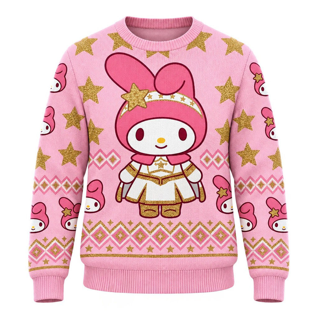 Hello Kitty X The Boys Funny Pink Pattern 2026 Ugly Christmas Sweater Cute Holiday Apparel Gift 1 - Unicasport Hello Kitty X The Boys Funny Pink Pattern 2026 Ugly Christmas Sweater Cute Holiday Apparel Gift