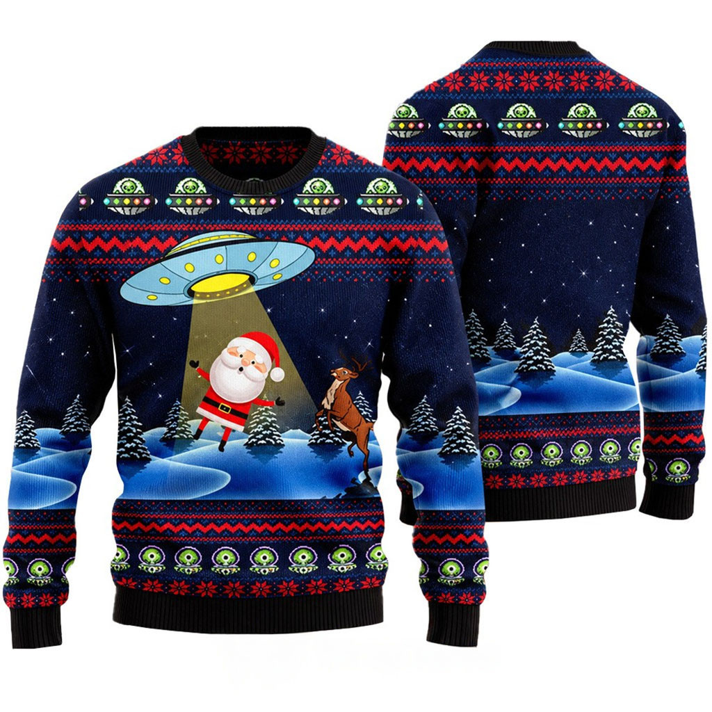 Alien 2026 Christmas Ugly Sweater Funny Xmas Apparel Gifts For Brother 1 - Unicasport Alien 2026 Christmas Ugly Sweater Funny Xmas Apparel Gifts For Brother