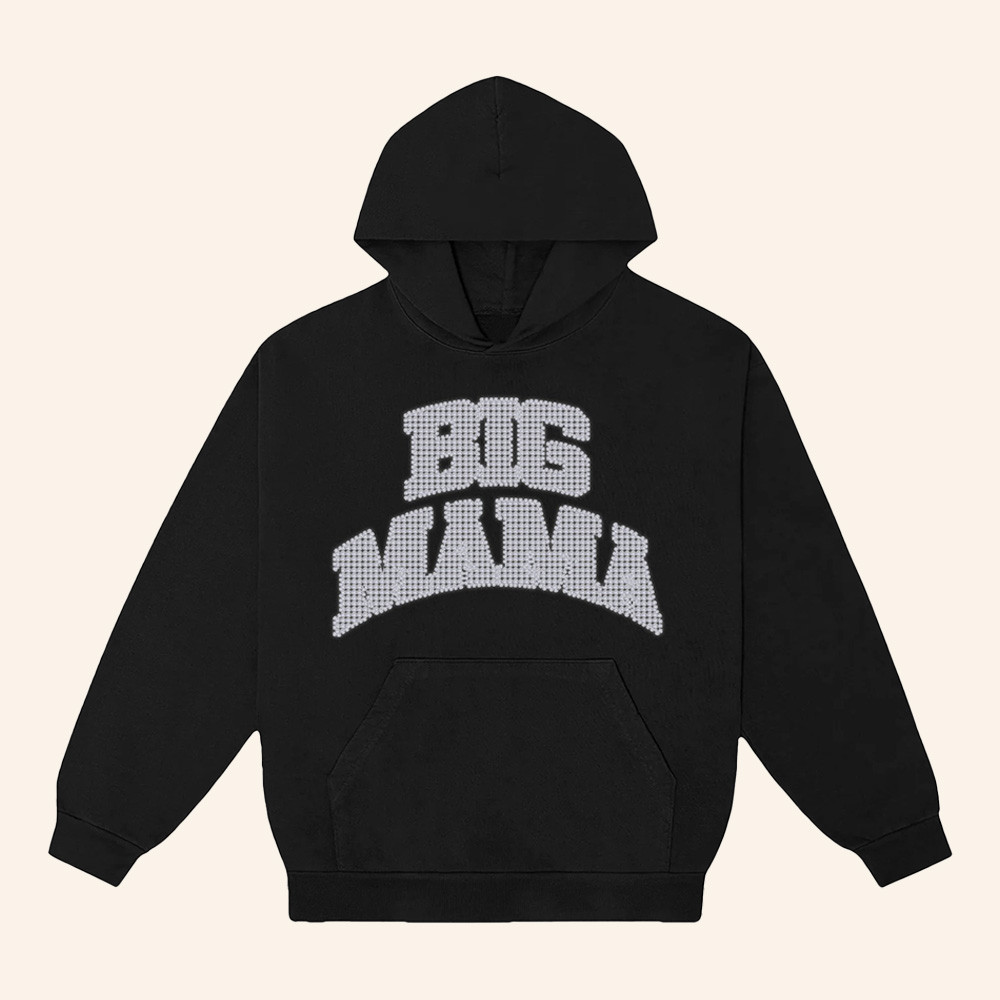 Latto Merch Rhinestone Big Mama Hoodie Latto Concert Apparel Gifts For Girlfriend