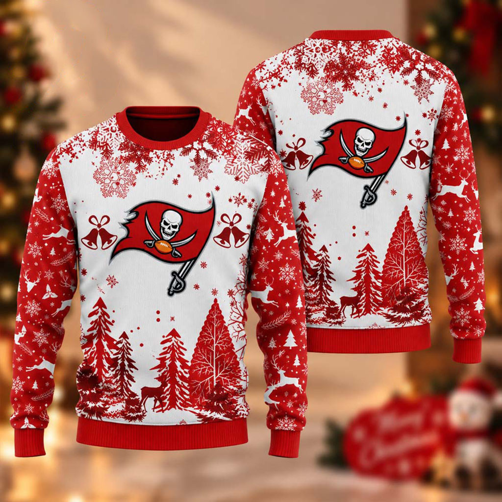 Tampa Bay Buccaneers Football Christmas Ugly Sweater TB Buccaneers Merch Gifts For Son 1 - Unicasport Tampa Bay Buccaneers Football Christmas Ugly Sweater TB Buccaneers Merch Gifts For Son