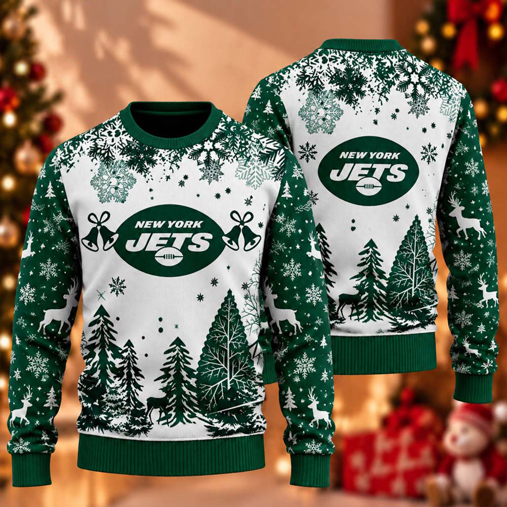 New York Jets Football 2026 Christmas Ugly Sweater NY Jets Merch Christmas Ideas For Him 1 - Unicasport New York Jets Football 2026 Christmas Ugly Sweater NY Jets Merch Christmas Ideas For Him