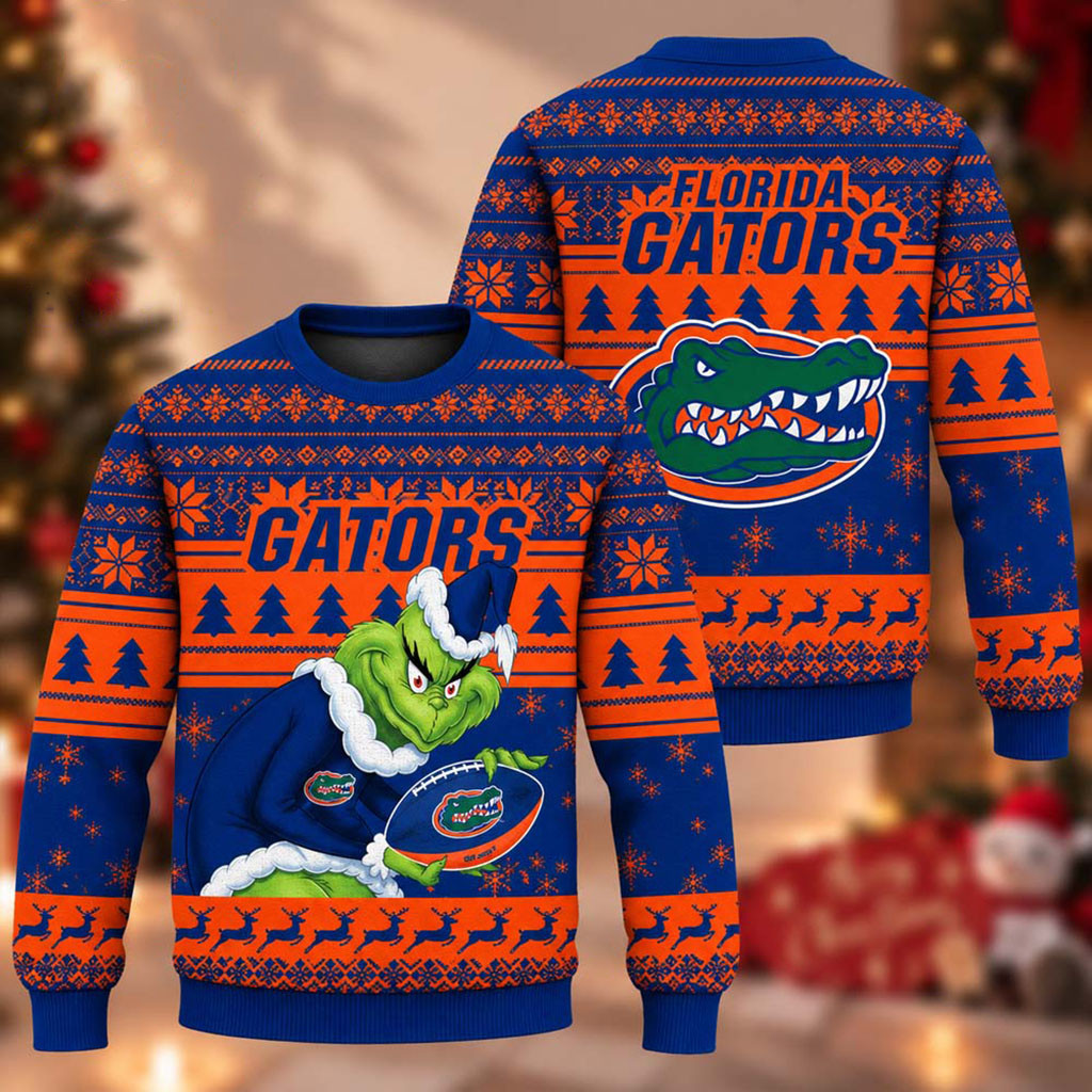 Florida Gators The Grinch 2026 Christmas Ugly Sweater Florida Gators Merch Gifts For Fans 1 - Unicasport Florida Gators The Grinch 2026 Christmas Ugly Sweater Florida Gators Merch Gifts For Fans
