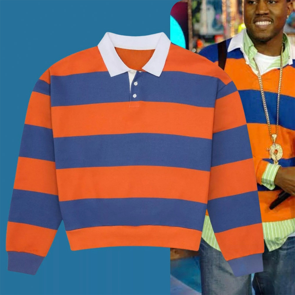 Kanye West Ye Orange And Blue Long Sleeve Polo Shirt Ye Casual Outfits Gifts For Fans 1 - Unicasport Kanye West Ye Orange And Blue Long Sleeve Polo Shirt Ye Casual Outfits Gifts For Fans