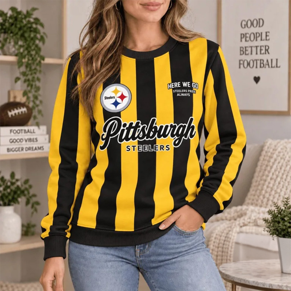Pittsburgh Steelers Merch Football Team Sweatshirt NFL Teams Apparel Gifts For Steelers Fans 1 - Unicasport Pittsburgh Steelers Merch Football Team Sweatshirt NFL Teams Apparel Gifts For Steelers Fans