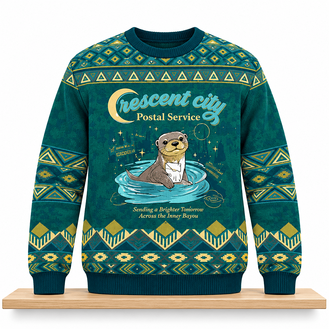 Crescent City Postal Service Otter Christmas Ugly Sweater 2026 Gift Ideas For Friends 1 - Unicasport Crescent City Postal Service Otter Christmas Ugly Sweater 2026 Gift Ideas For Friends