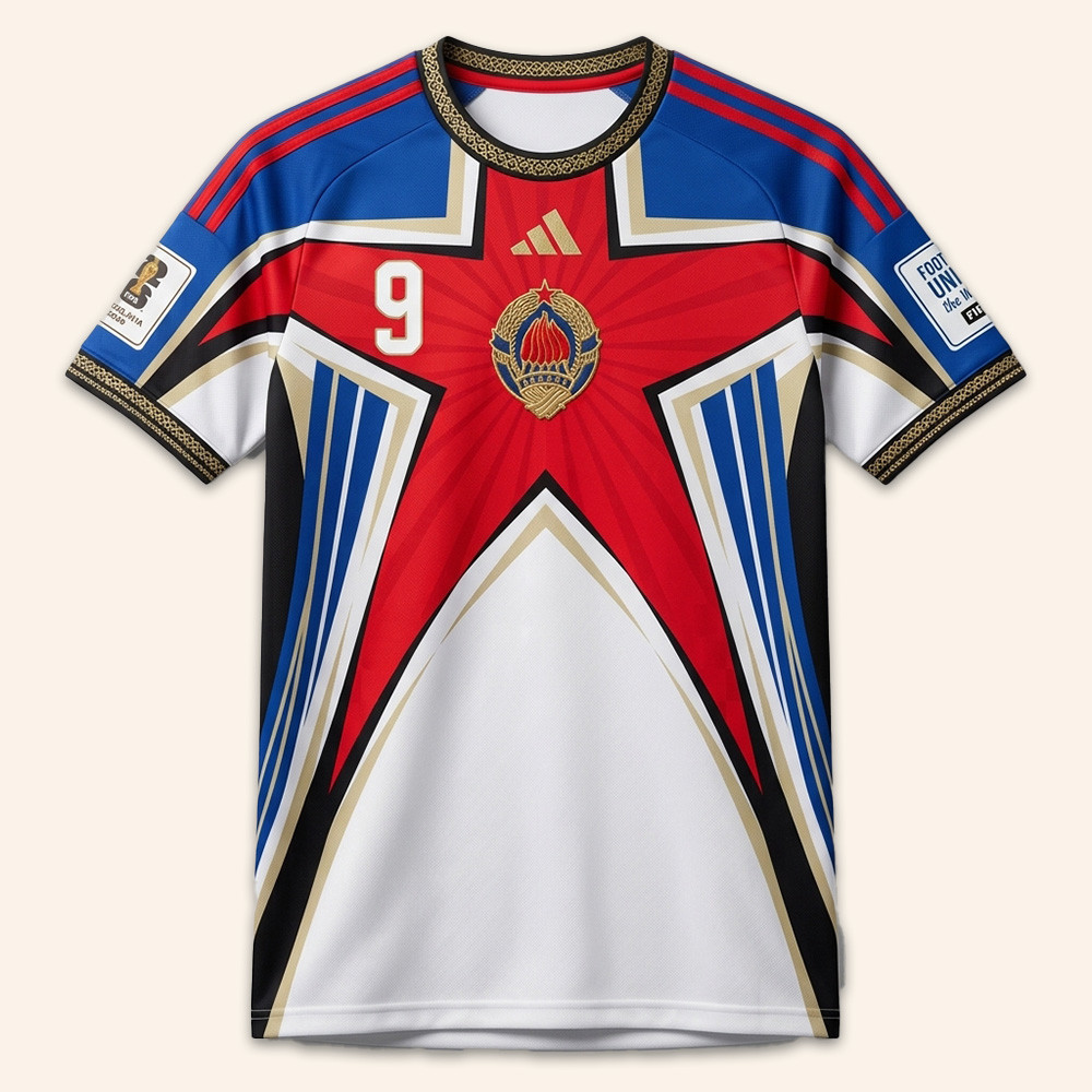 Yugoslavia 2026 World Cup Kit Jersey Yugoslavia National Team Jersey Soccer Lovers Gifts