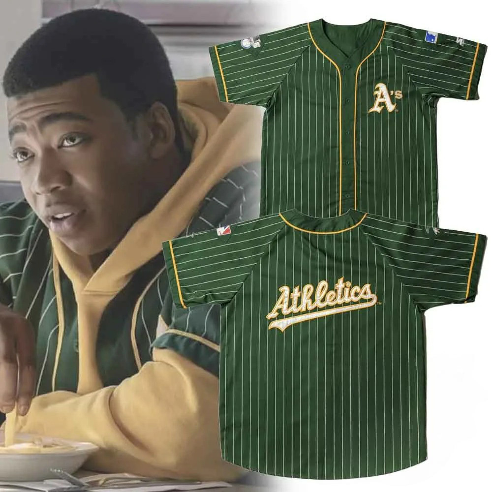 Watts Homie Quan The Drop Wearing My 1990 Starter Athletics Pinstripe Jersey The Drop Merch 1 - Unicasport Watts Homie Quan The Drop Wearing My 1990 Starter Athletics Pinstripe Jersey The Drop Merch