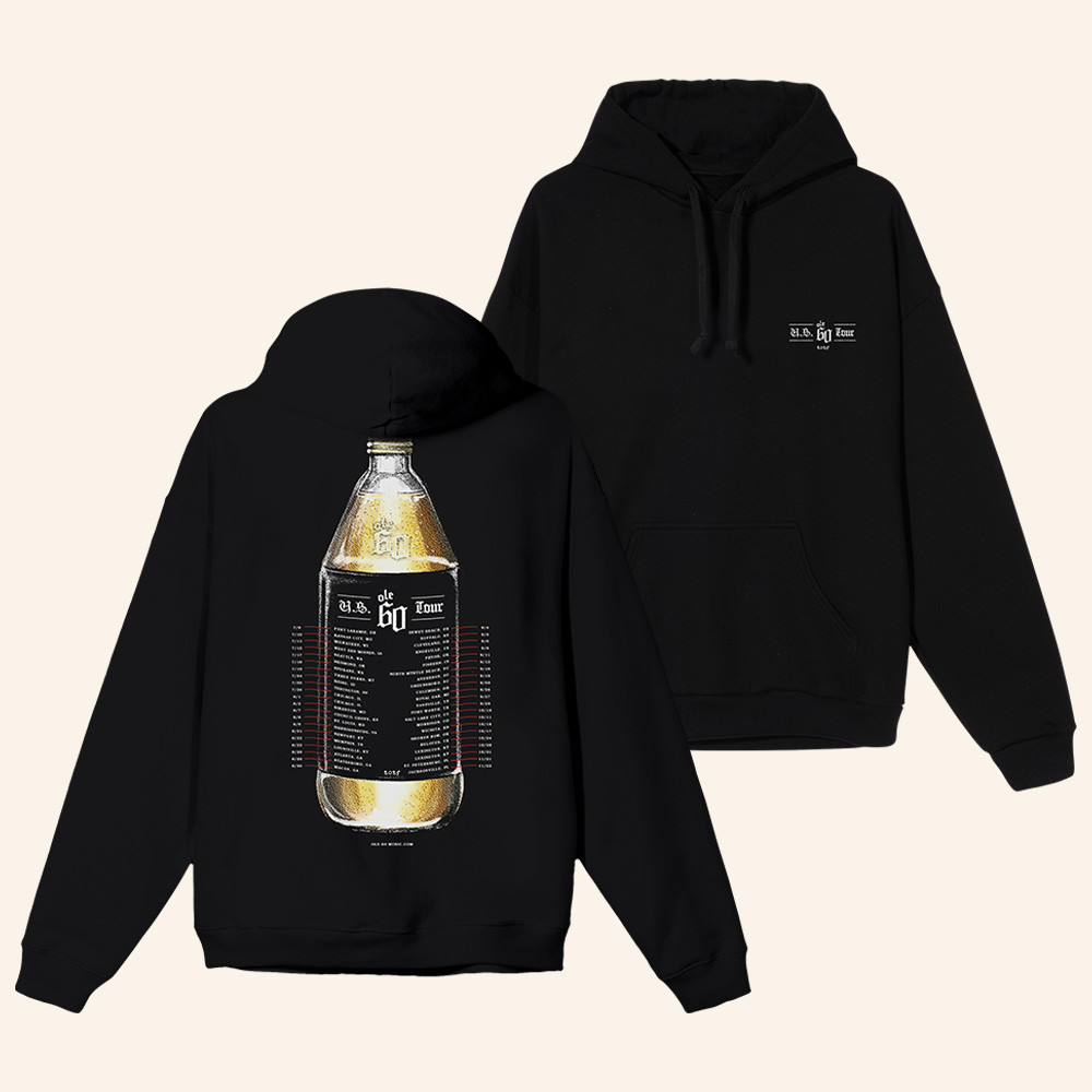 Ole 60 Merch 40oz Black Hoodie Ole 60 Concert Apparel Country Lovers Gifts Ideas
