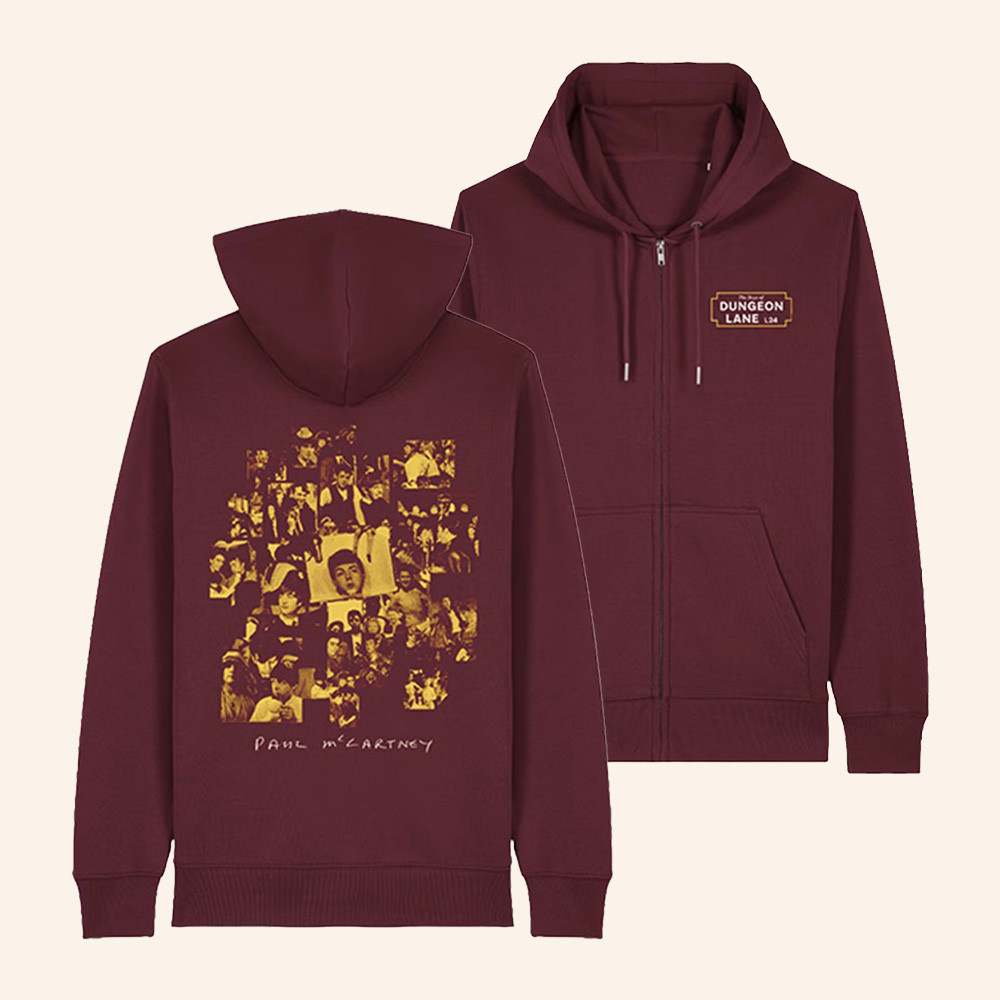 Paul McCartney Merch The Boys Of Dungeon Lane Collage Zip Up Hoodie Paul McCartney Fans Gifts 1 - Unicasport Paul McCartney Merch The Boys Of Dungeon Lane Collage Zip Up Hoodie Paul McCartney Fans Gifts