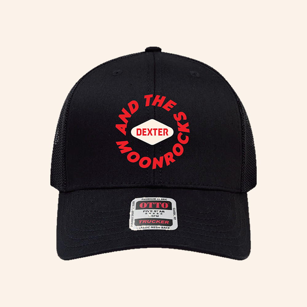 Dexter And The Moonrocks Merch DATMR Black Trucker Hat Dexter And The Moonrocks Cap