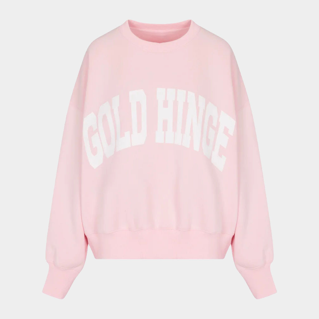 Gold Hinge Sweatshirt Bold Logo Graphic Streetwear Clothing Gift For Sisters 1 - Unicasport Gold Hinge Sweatshirt Bold Logo Graphic Streetwear Clothing Gift For Sisters