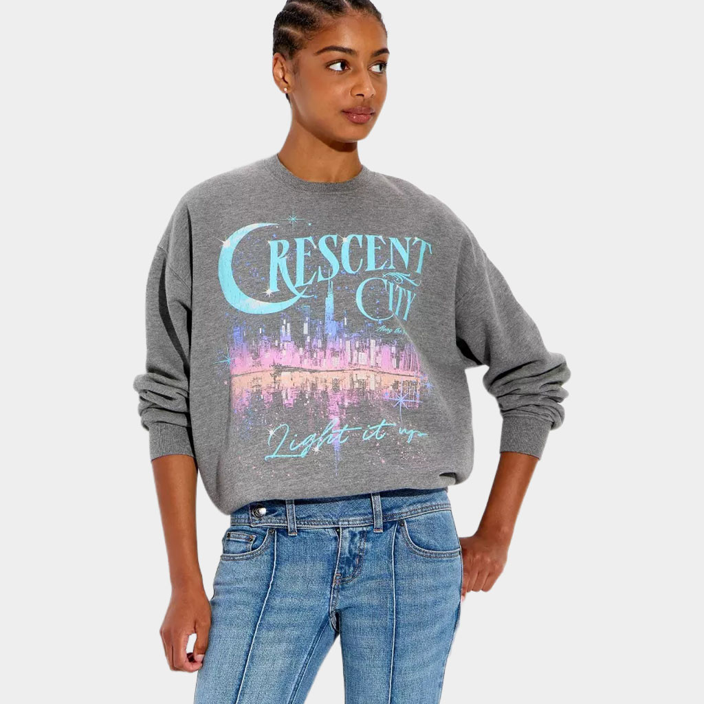 ACOTAR Merch Target 2026 Crescent City Crewneck Sweatshirt Gift Ideas For Sisters 1 - Unicasport ACOTAR Merch Target 2026 Crescent City Crewneck Sweatshirt Gift Ideas For Sisters