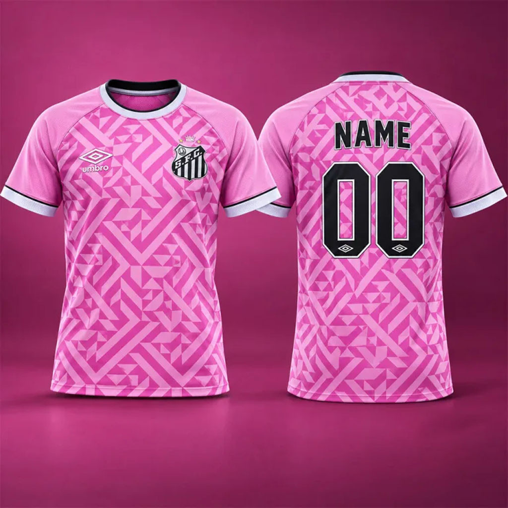 Personalized Umbro Santos 2026 Pink October Kit Jersey Shirt Gift Ideas For Friends 1 - Unicasport Personalized Umbro Santos 2026 Pink October Kit Jersey Shirt Gift Ideas For Friends