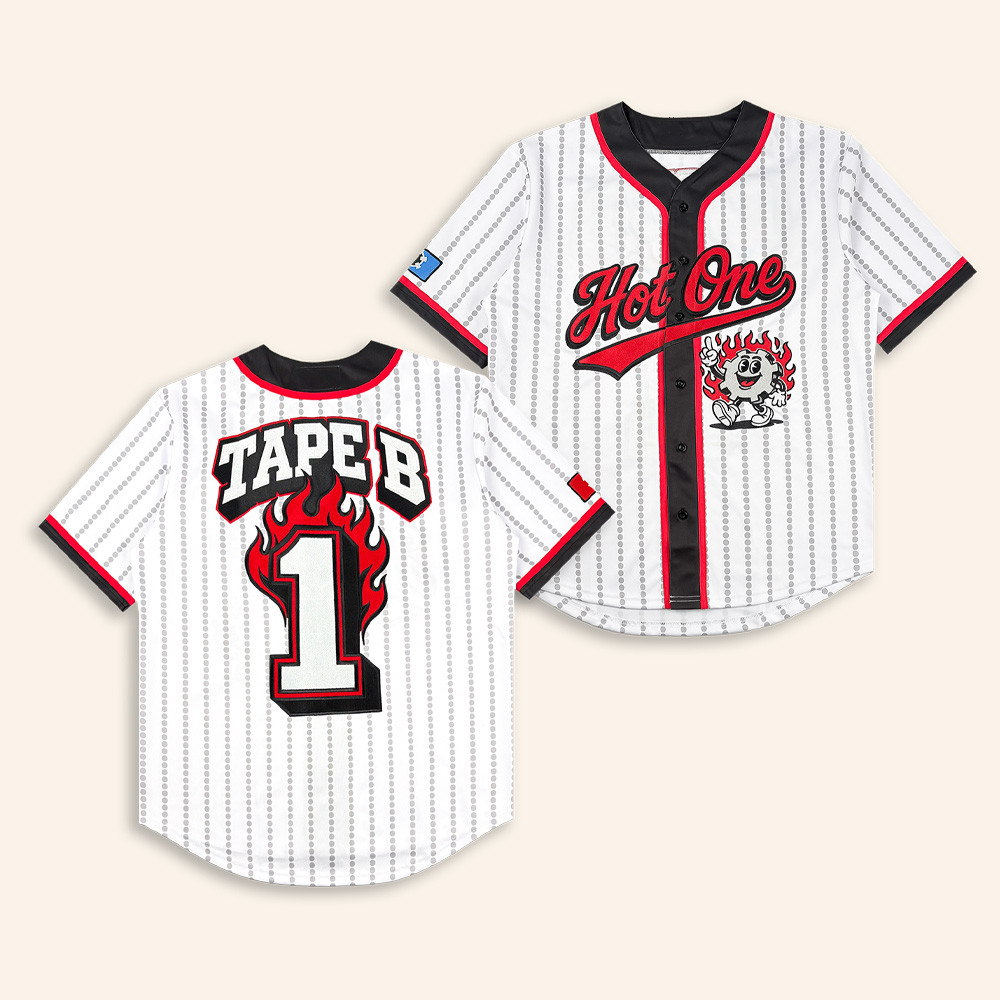 Tape B Merch Hot One Baseball Jersey Casual EDM Concert Outfits Tape B Lovers Gifts 1 - Unicasport Tape B Merch Hot One Baseball Jersey Casual EDM Concert Outfits Tape B Lovers Gifts