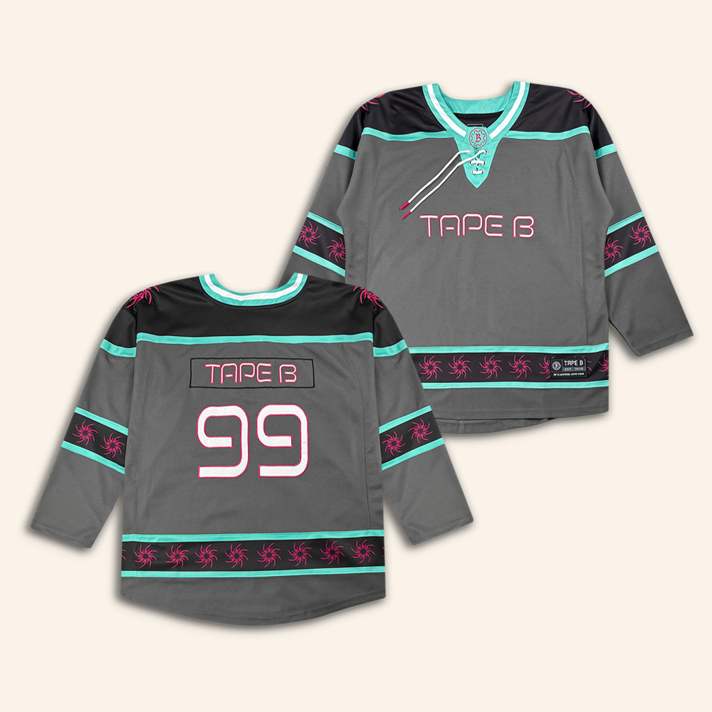 Tape B Merch Ninja Reel Hockey Jersey Tape B Concert Apparel EDM Lovers Gifts 1 - Unicasport Tape B Merch Ninja Reel Hockey Jersey Tape B Concert Apparel EDM Lovers Gifts