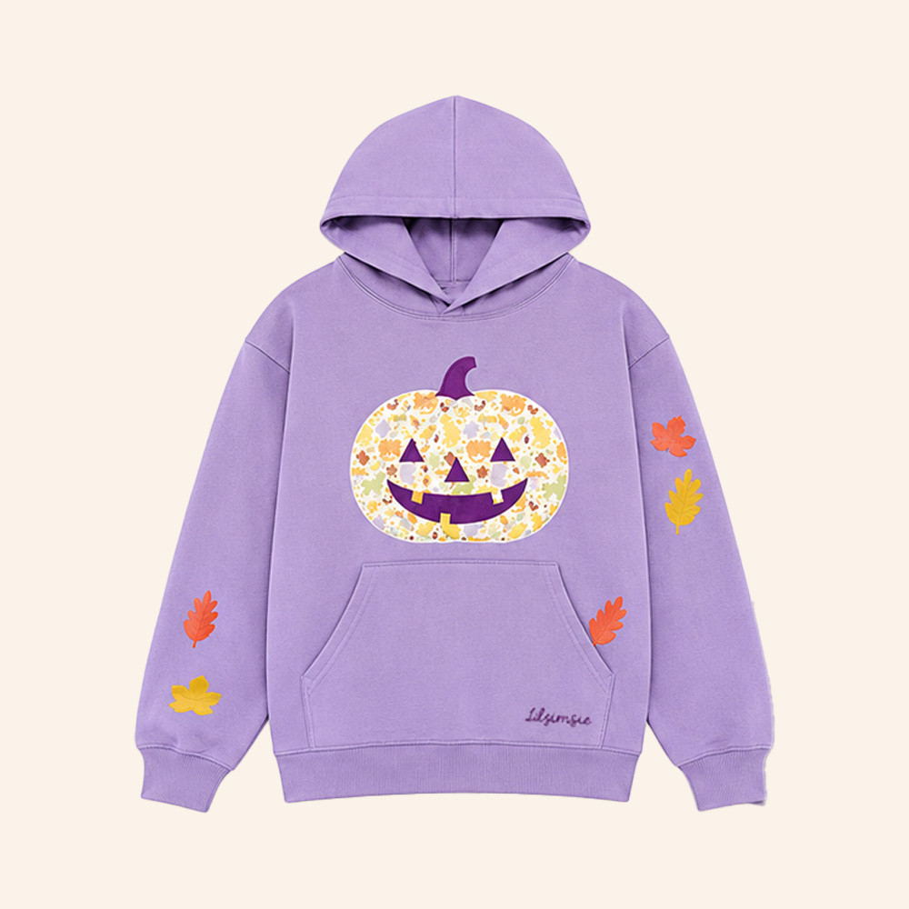 lilsimsie Merch Pumpkin Hoodie Autumn Themed Apparel Cool Gifts For Girlfriend 1 - Unicasport lilsimsie Merch Pumpkin Hoodie Autumn Themed Apparel Cool Gifts For Girlfriend