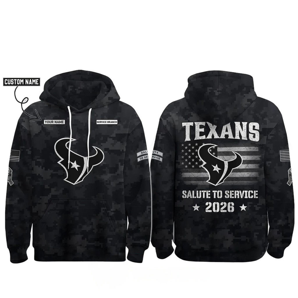 Personalized Houston Texans Salute To Service 2026 Camo Hoodie Houston Texans Merch Fan Gifts 1 - Unicasport Personalized Houston Texans Salute To Service 2026 Camo Hoodie Houston Texans Merch Fan Gifts