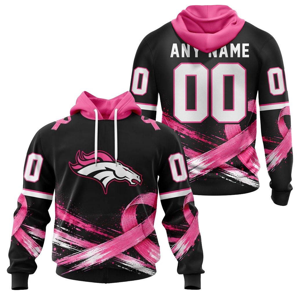 Personalized Denver Broncos Pink Fights Breast Cancer 2026 Hoodie Denver Broncos Merch Fan Gear 1 - Unicasport Personalized Denver Broncos Pink Fights Breast Cancer 2026 Hoodie Denver Broncos Merch Fan Gear