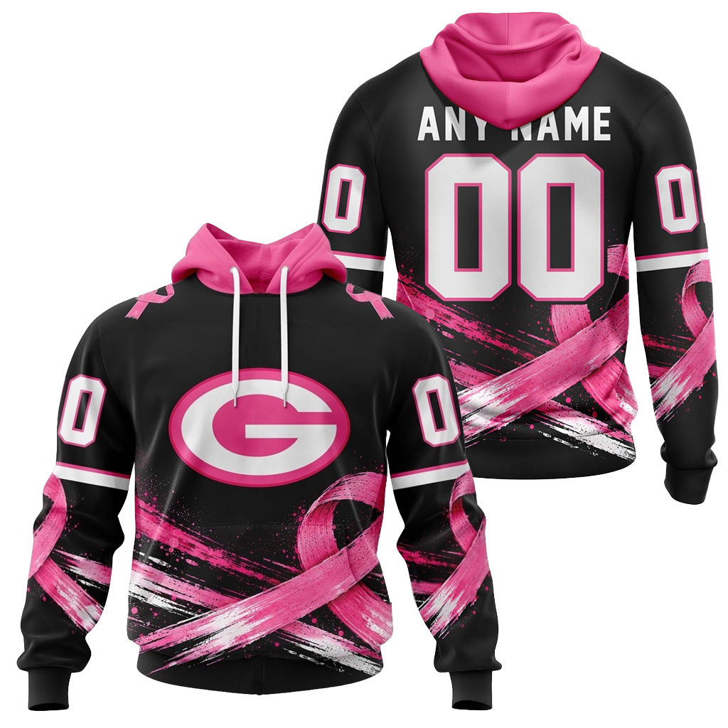 Personalized Green Bay Packers Pink Fights Breast Cancer 2026 Hoodie Packers Merch Fan Gifts 1 - Unicasport Personalized Green Bay Packers Pink Fights Breast Cancer 2026 Hoodie Packers Merch Fan Gifts