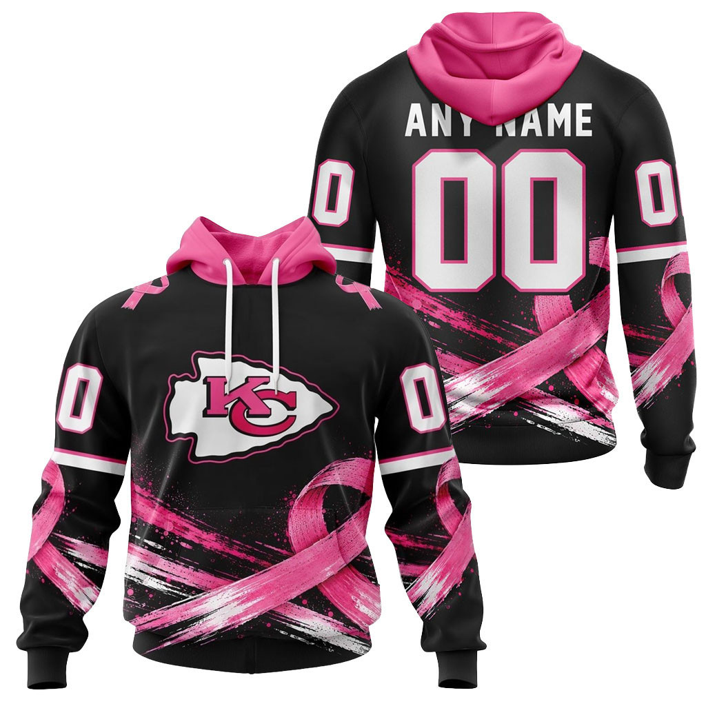 Personalized Kansas City Chiefs Pink Fights Breast Cancer 2026 Hoodie KC Chiefs Merch Gifts 1 - Unicasport Personalized Kansas City Chiefs Pink Fights Breast Cancer 2026 Hoodie KC Chiefs Merch Gifts
