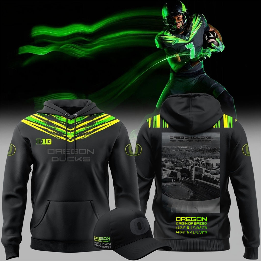 Oregon Ducks Origin Of Speed 2026 Hoodie Oregon Ducks Merch American Football Gifts 1 - Unicasport Oregon Ducks Origin Of Speed 2026 Hoodie Oregon Ducks Merch American Football Gifts