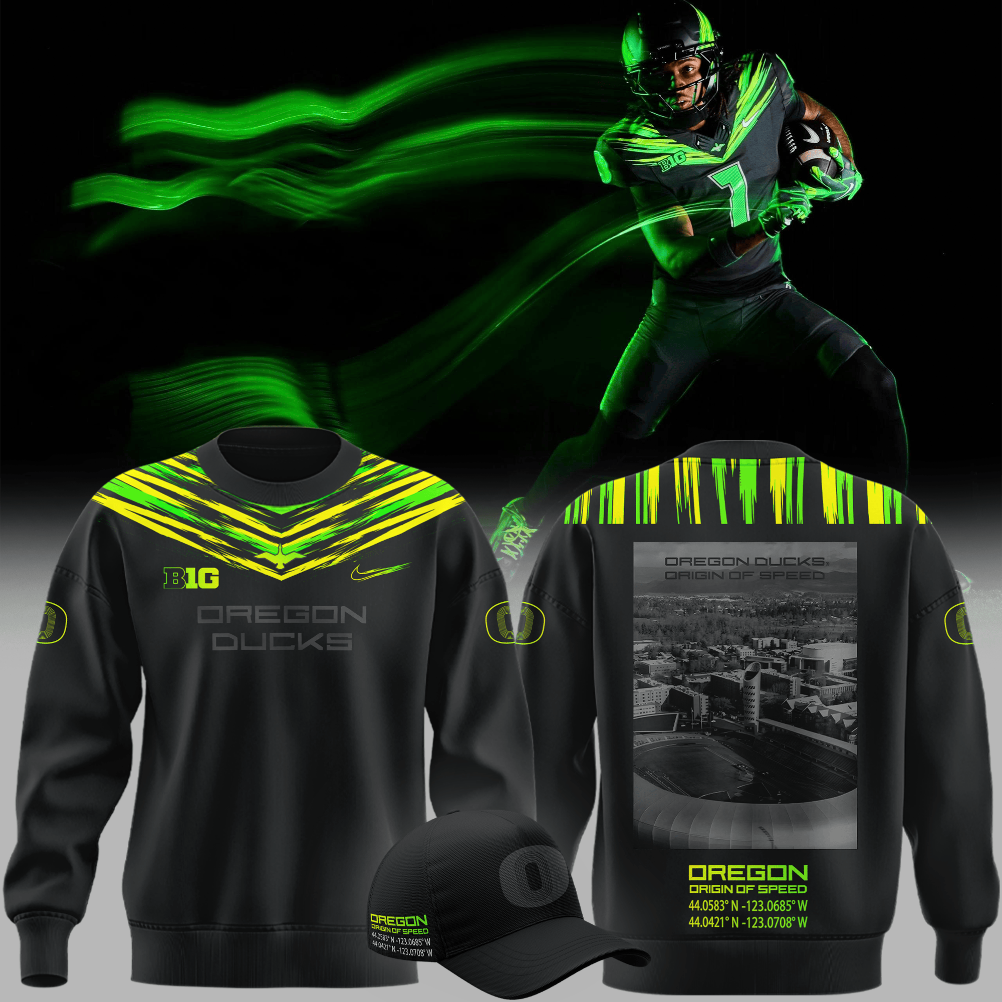 Oregon Ducks Origin Of Speed Sweatshirt 2026 Oregon Ducks Merch Football Fan Gift Ideas 1 - Unicasport Oregon Ducks Origin Of Speed Sweatshirt 2026 Oregon Ducks Merch Football Fan Gift Ideas