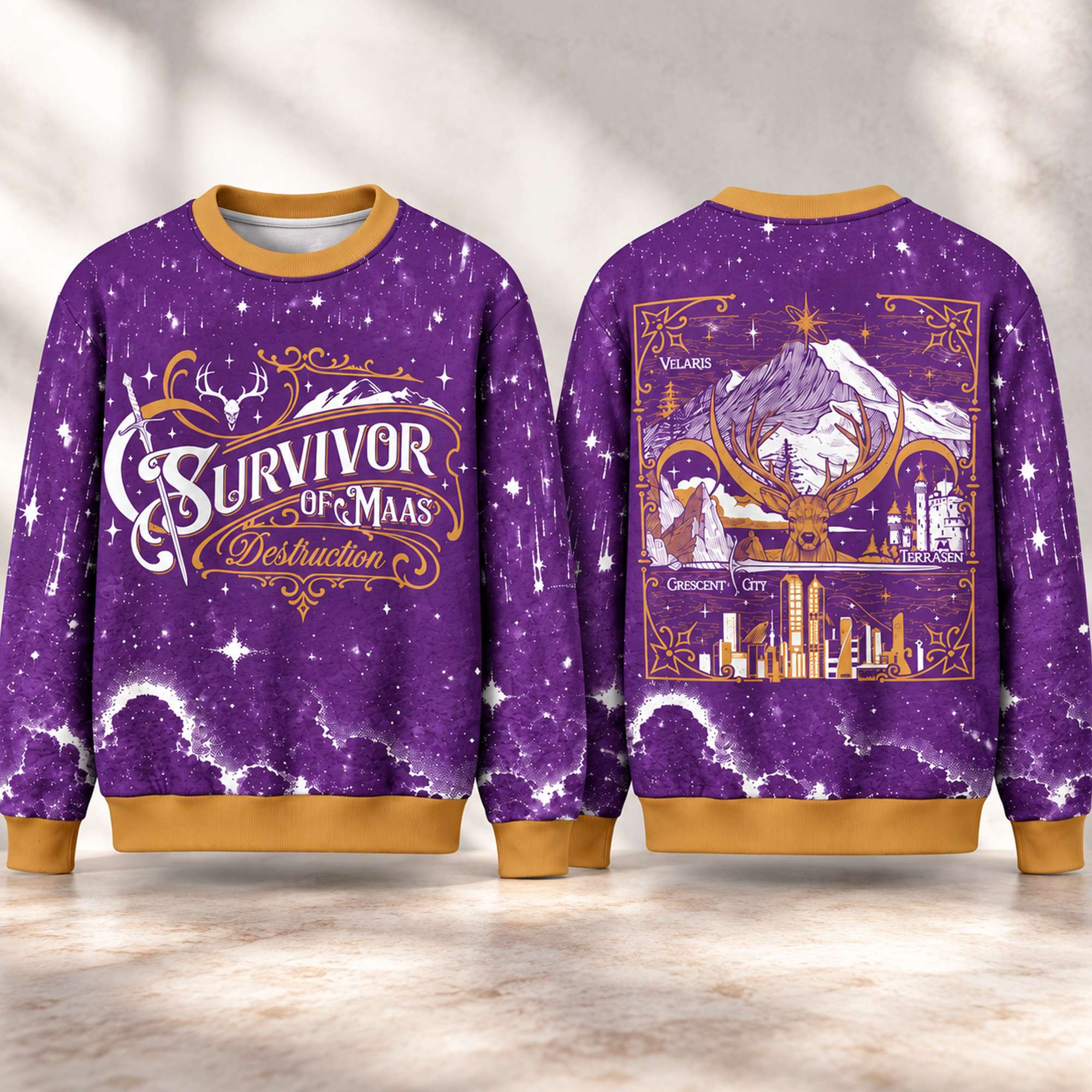 Survivor Of Maas Destruction Sweatshirt 2026 Christmas Gifts For Book Lovers 1 - Unicasport Survivor Of Maas Destruction Sweatshirt 2026 Christmas Gifts For Book Lovers