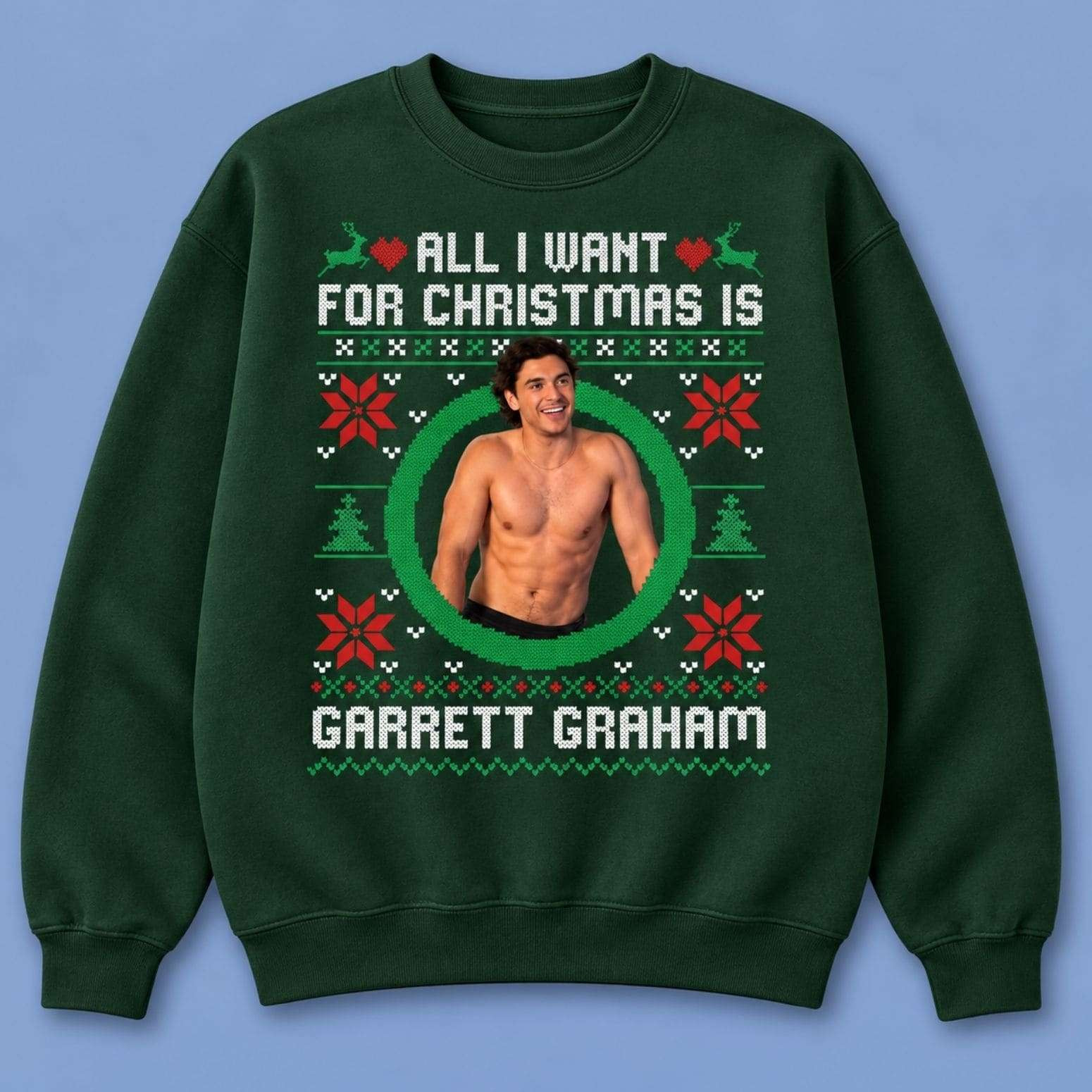 All I Want For Christmas Is Garrett Graham Sweatshirt Off Campus Merch Gift For Fans 1 - Unicasport All I Want For Christmas Is Garrett Graham Sweatshirt Off Campus Merch Gift For Fans