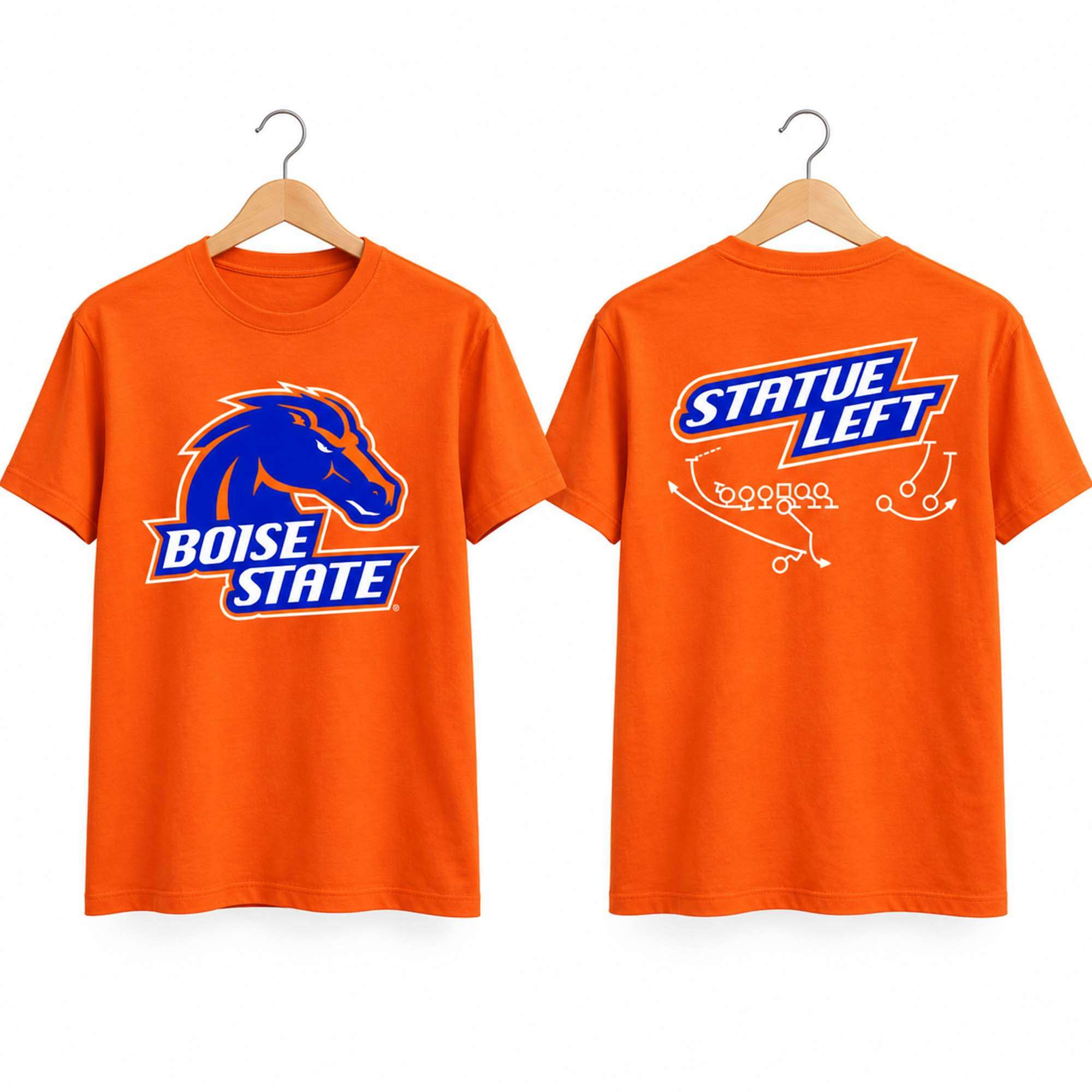 2026 Boise State Statue Left Fiesta Bowl Shirt Boise State Broncos Merch Present For Fans