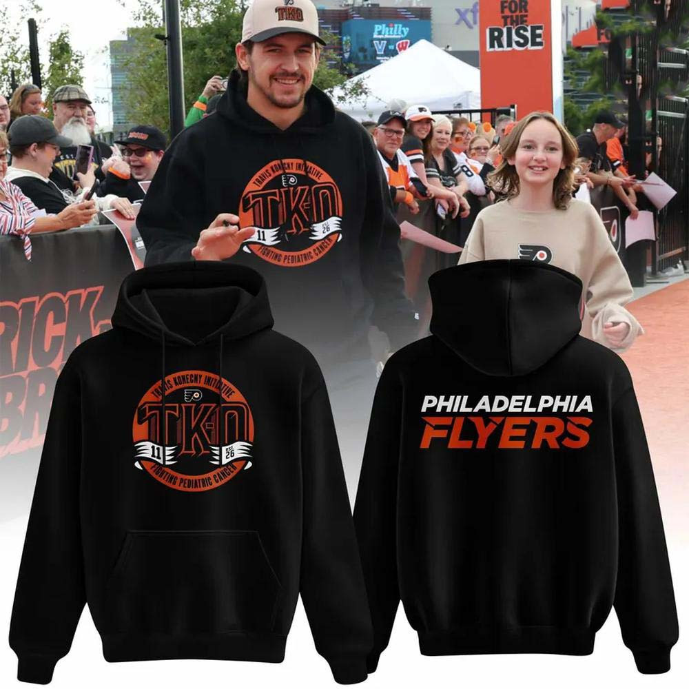 Philadelphia Flyers Merch TK-O Cancer Awareness Pullover Hoodie Gift For Flyers Fans 1 - Unicasport Philadelphia Flyers Merch TK-O Cancer Awareness Pullover Hoodie Gift For Flyers Fans